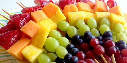 FRESH FRUIT SKEWERS!!   24 COUNT